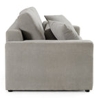 Loki - Modern Grey Fabric 3 - Seat Sofa