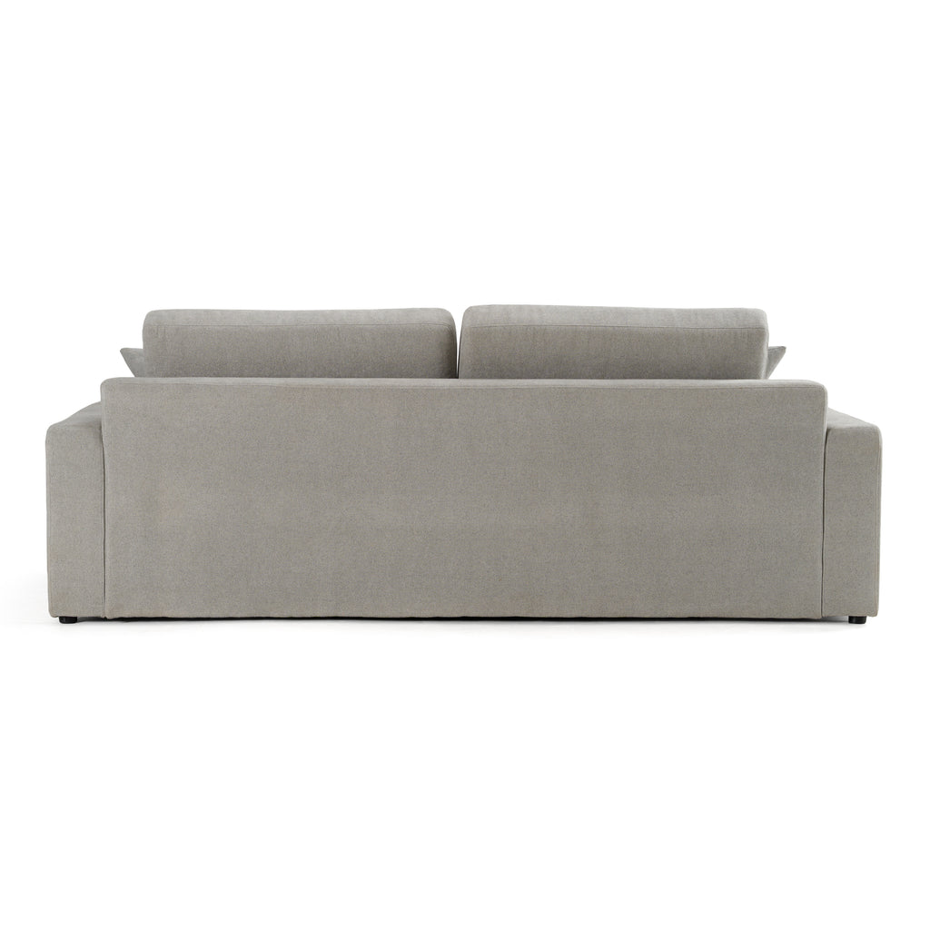 Loki - Modern Grey Fabric 3 - Seat Sofa