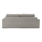 Loki - Modern Grey Fabric 3 - Seat Sofa