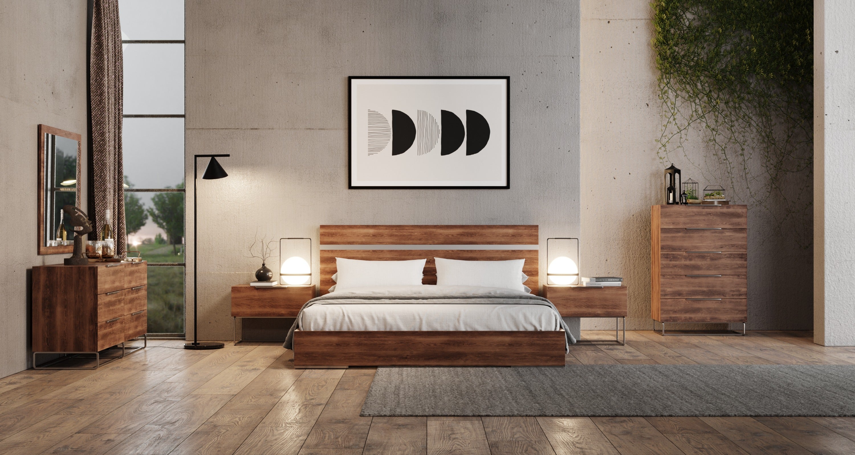 Lorenzo Italian Modern Light Oak Chest