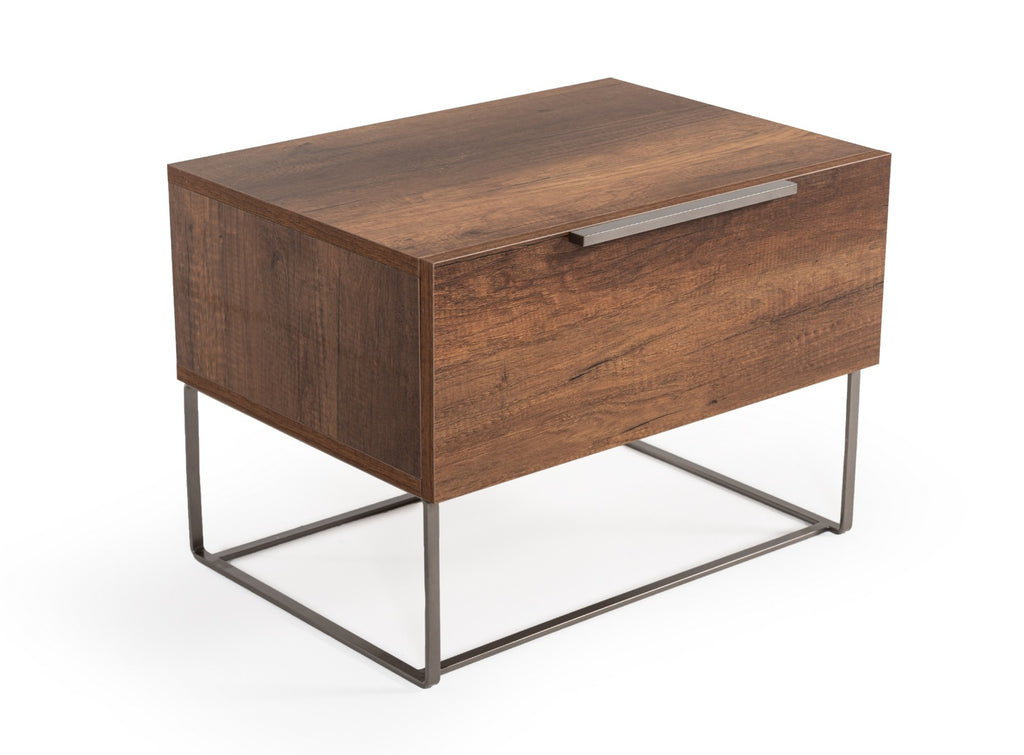 Lorenzo Italian Modern Light Oak Nightstand