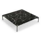 Lothal - Modern Black Faux Marble Coffee Table