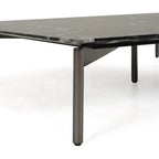 Lothal - Modern Black Faux Marble Coffee Table