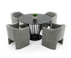 Conroy - Modern Black Round Dining Table