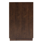 Manhattan - Contemporary Brown Oak and Gold Dresser