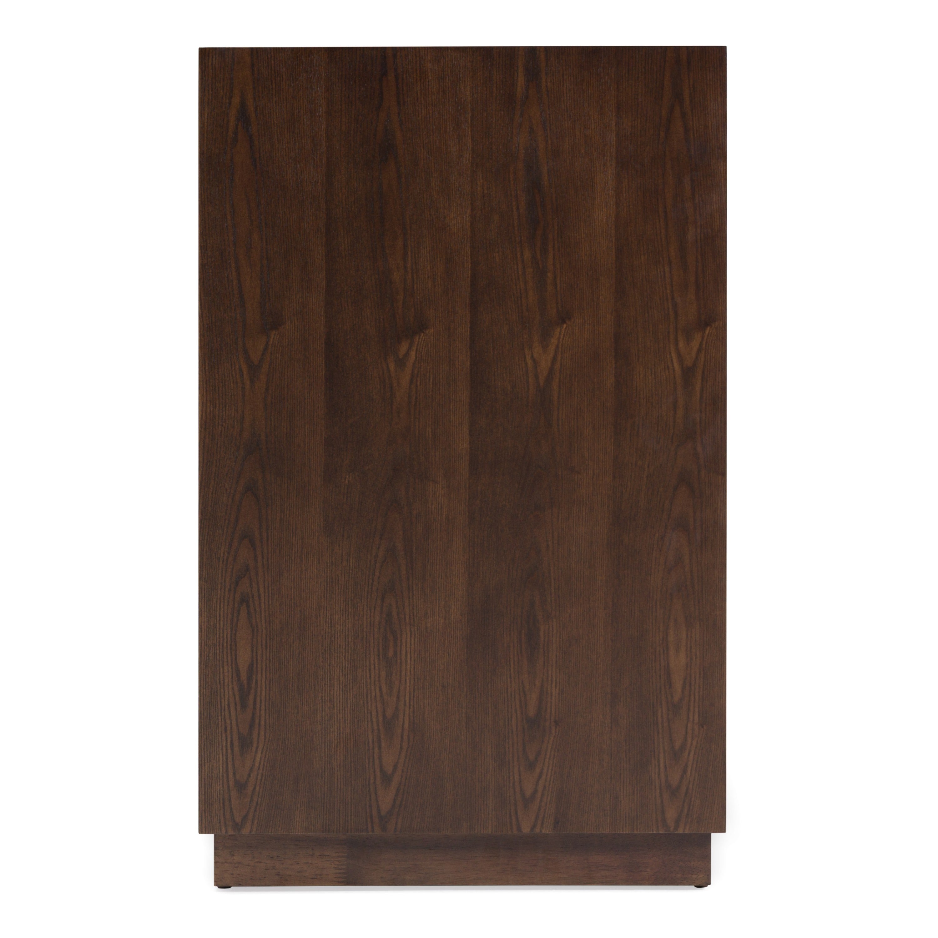 Manhattan - Contemporary Brown Oak and Gold Dresser