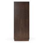 Manhattan - Contemporary Brown Oak and Gold Chest