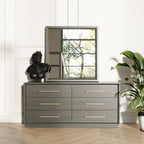 Manhattan - Contemporary Canopy Grey Bedroom Set - Contemporary Canopy Grey Bedroom Set