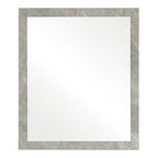 Marbella - Italian Modern Grey Marble Mirror