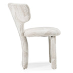 Masuda - Modern Beige Pattern Fabric Dining Chair (Set of 2)