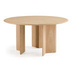 Masuda - Modern Natural Ash Round Dining Table