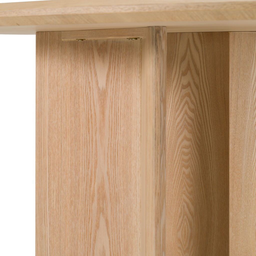 Masuda - Modern Natural Ash Round Dining Table