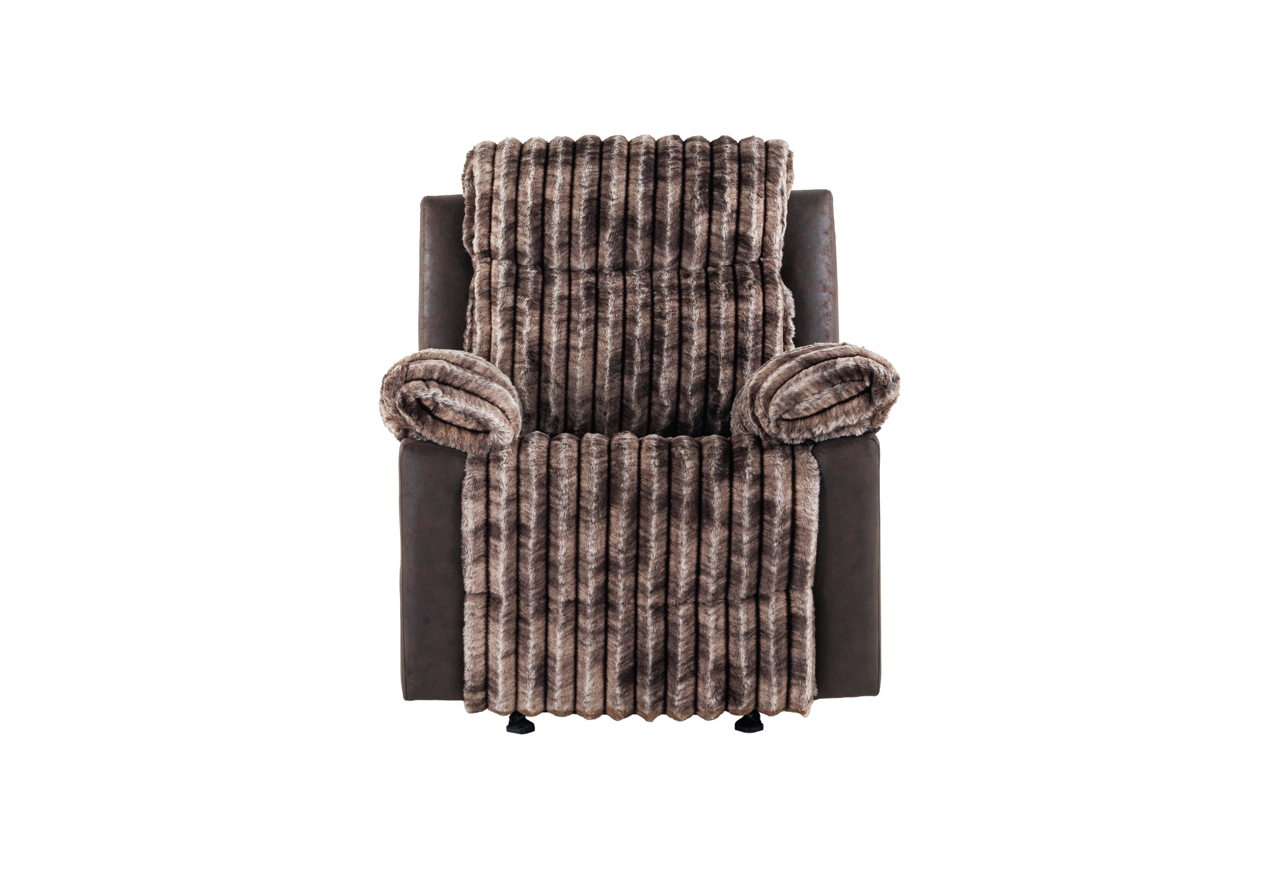 U6028 BROWN GLIDER RECLINER