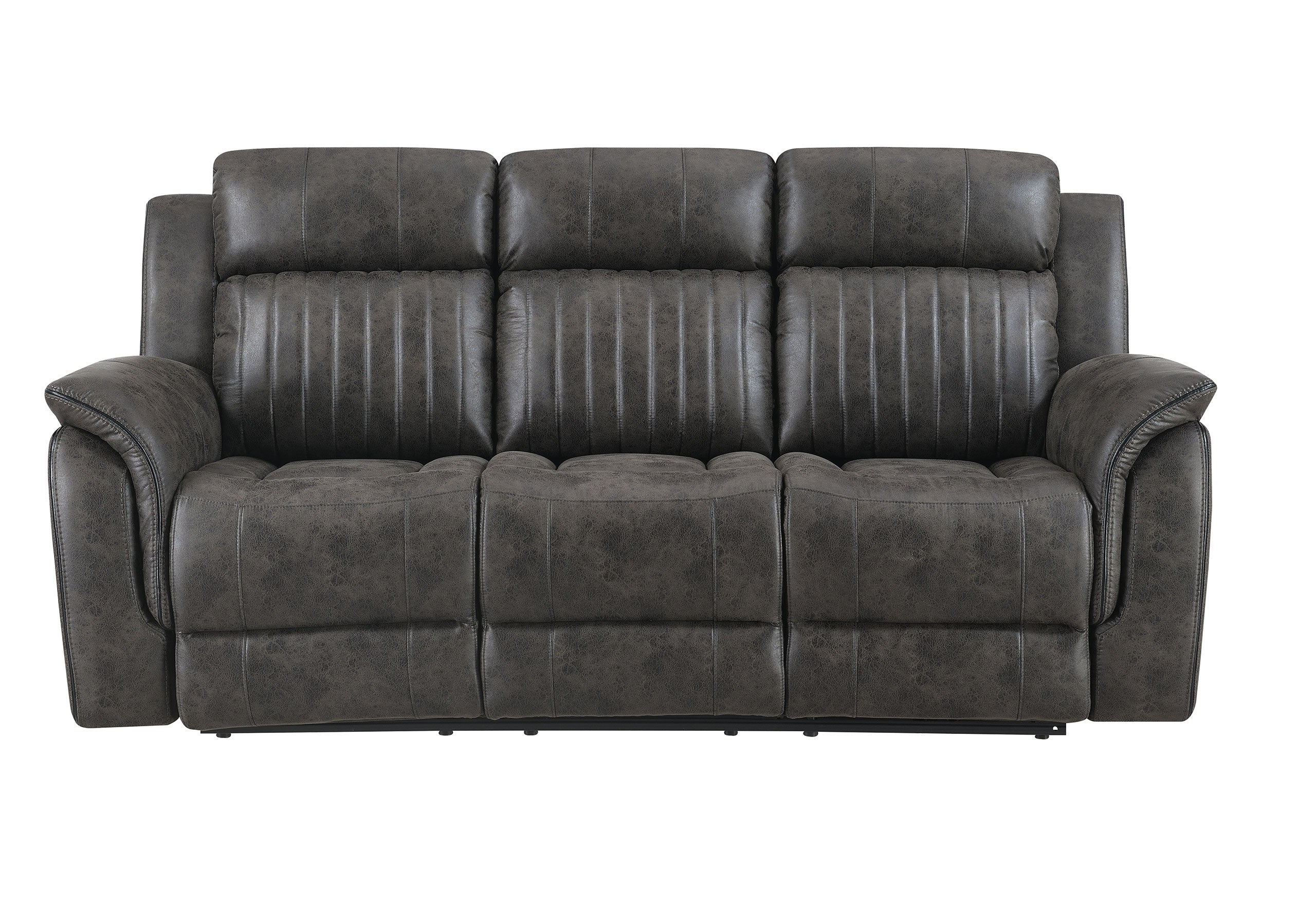U8517 GREY RECLINING SOFA
