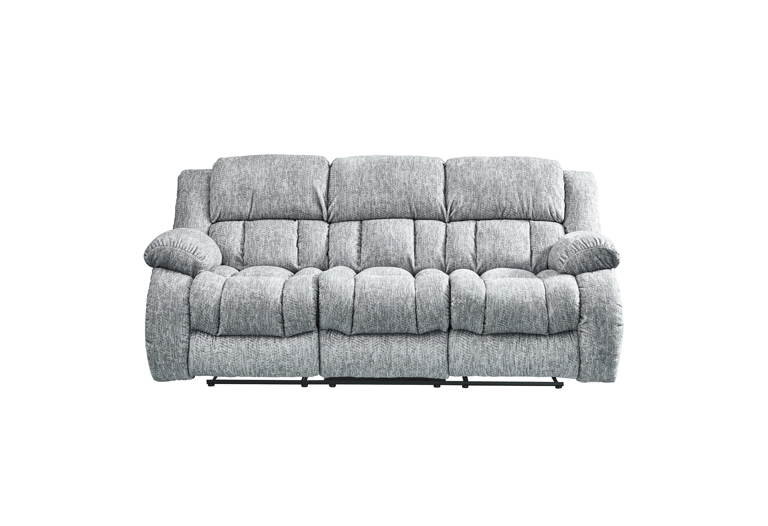 U250 GREY RECLINING SOFA