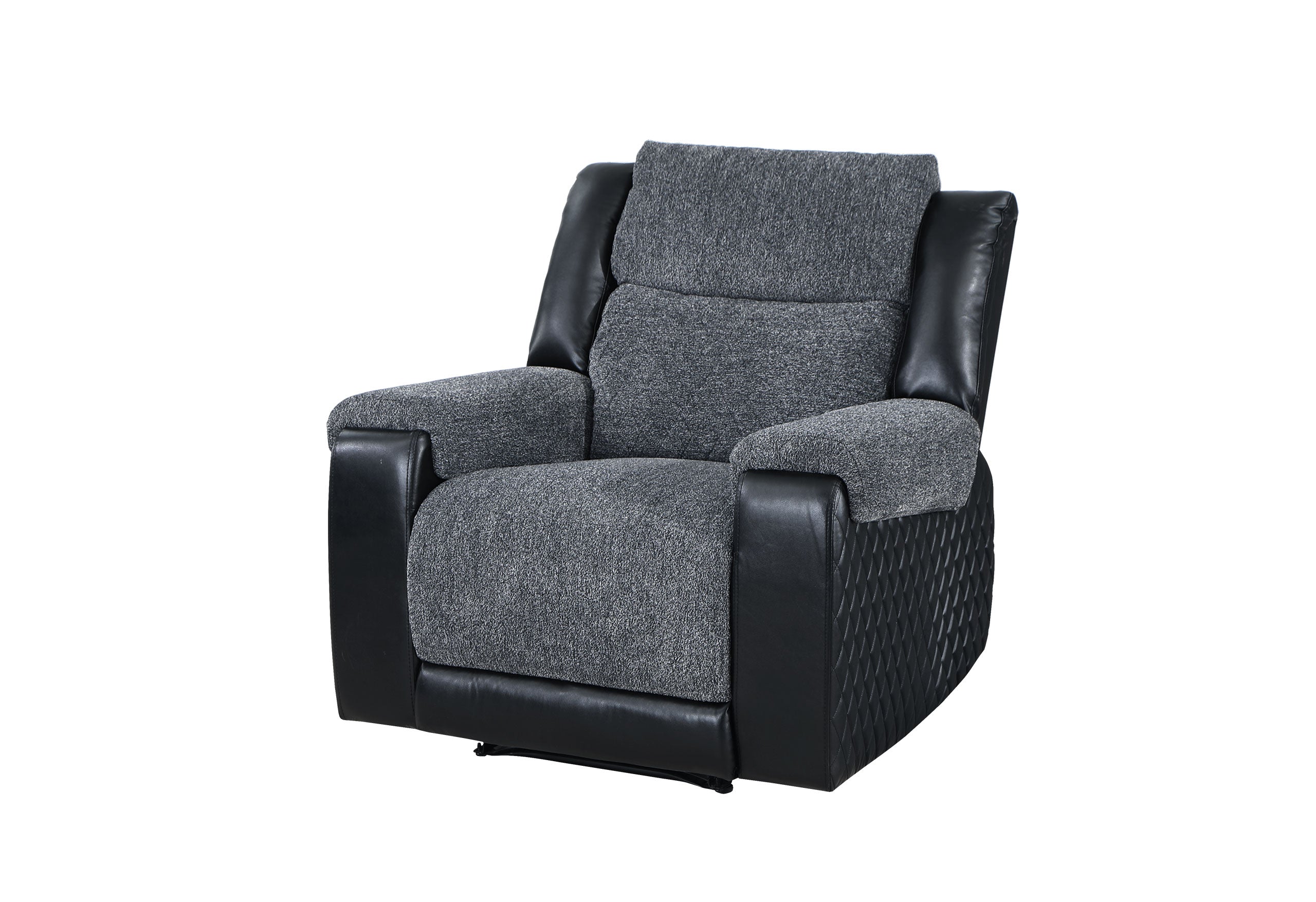 U5914 GREY/BLACK RECLINER