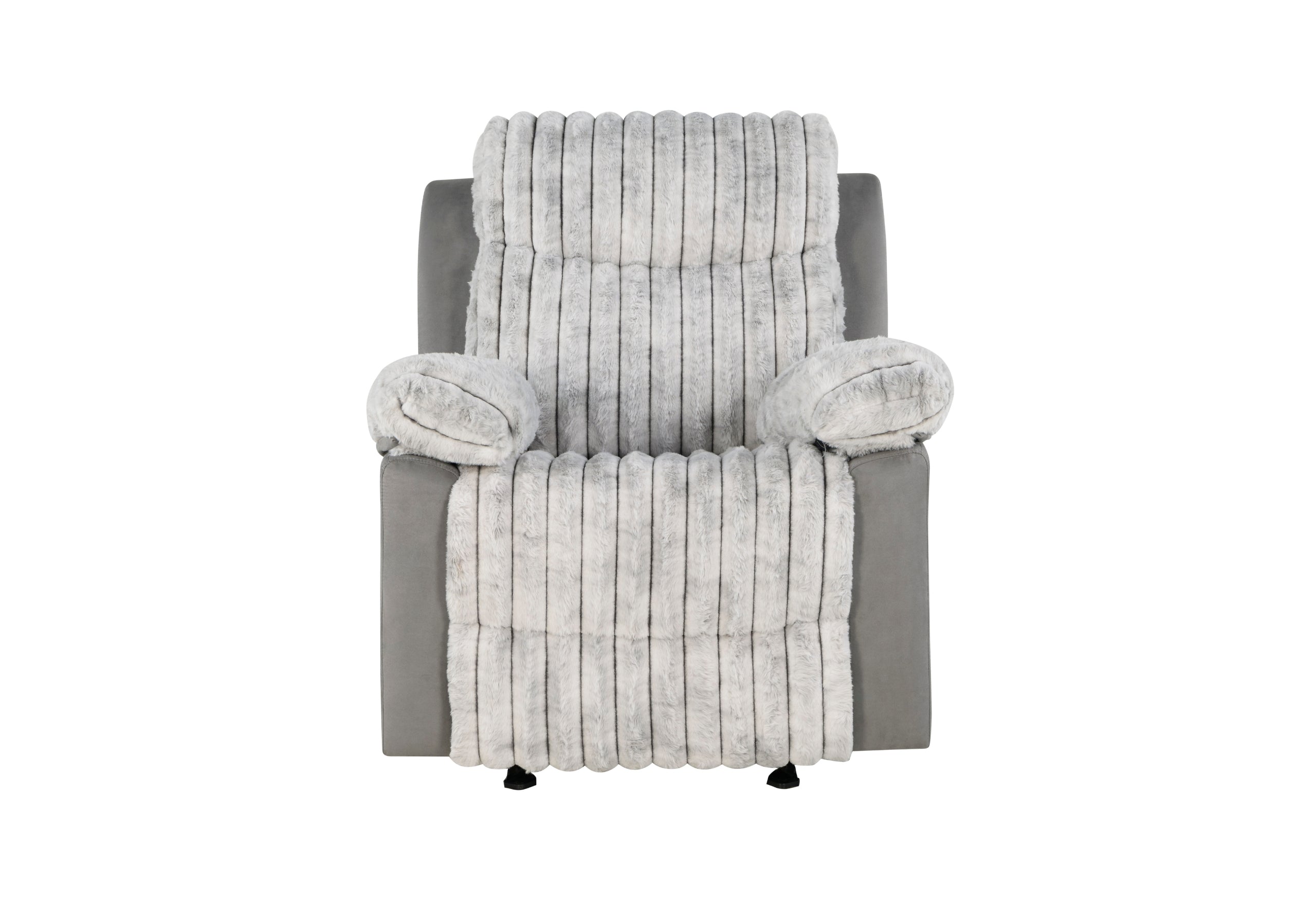 U6028 GREY GLIDER RECLINER
