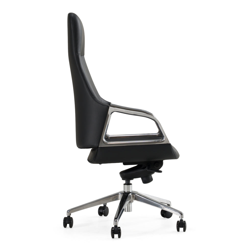 Merlo - Modern Black High Back Executive Office Chair