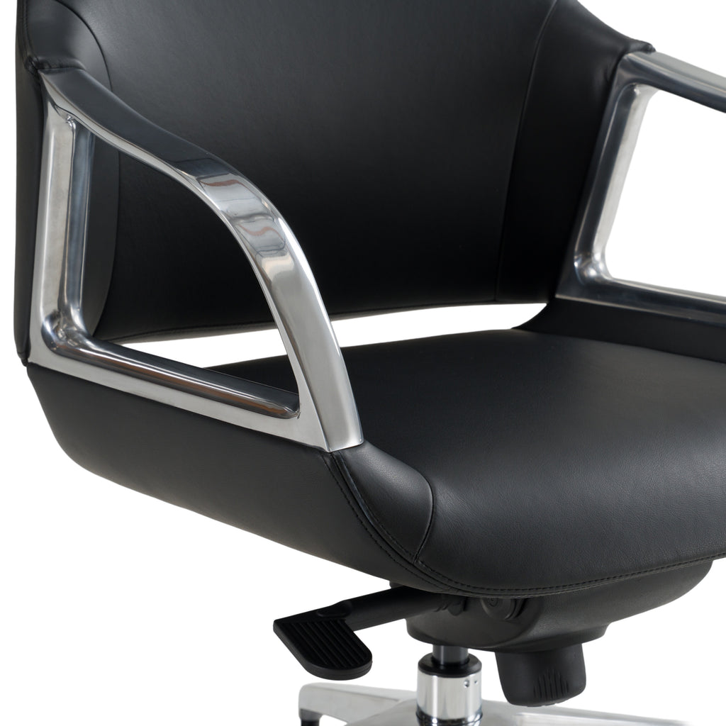 Merlo - Modern Black High Back Executive Office Chair