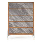 Metcalf - Mid-Century Walnut & Grey Chest