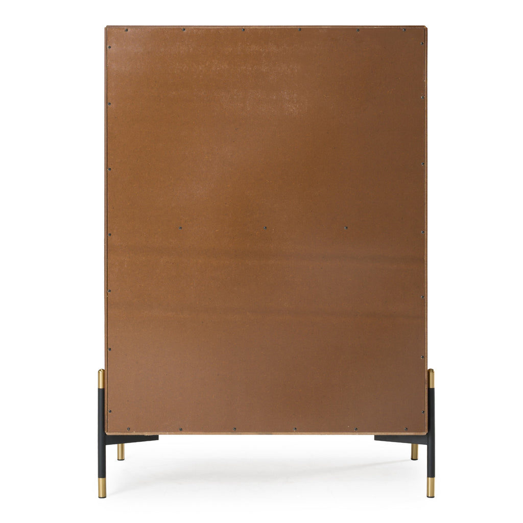 Metcalf - Mid-Century Walnut & Grey Chest