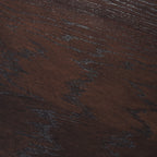 Miami - Modern Brown Round Dining Table with Extension