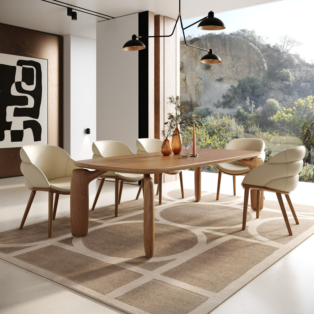 Michael - Mid-Century Modern Walnut Dining Table