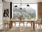 Michael - Mid-Century Modern Walnut Dining Table