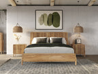 Mikala - Modern Natural Oak Bedroom Set - Modern Natural Oak Bedroom Set