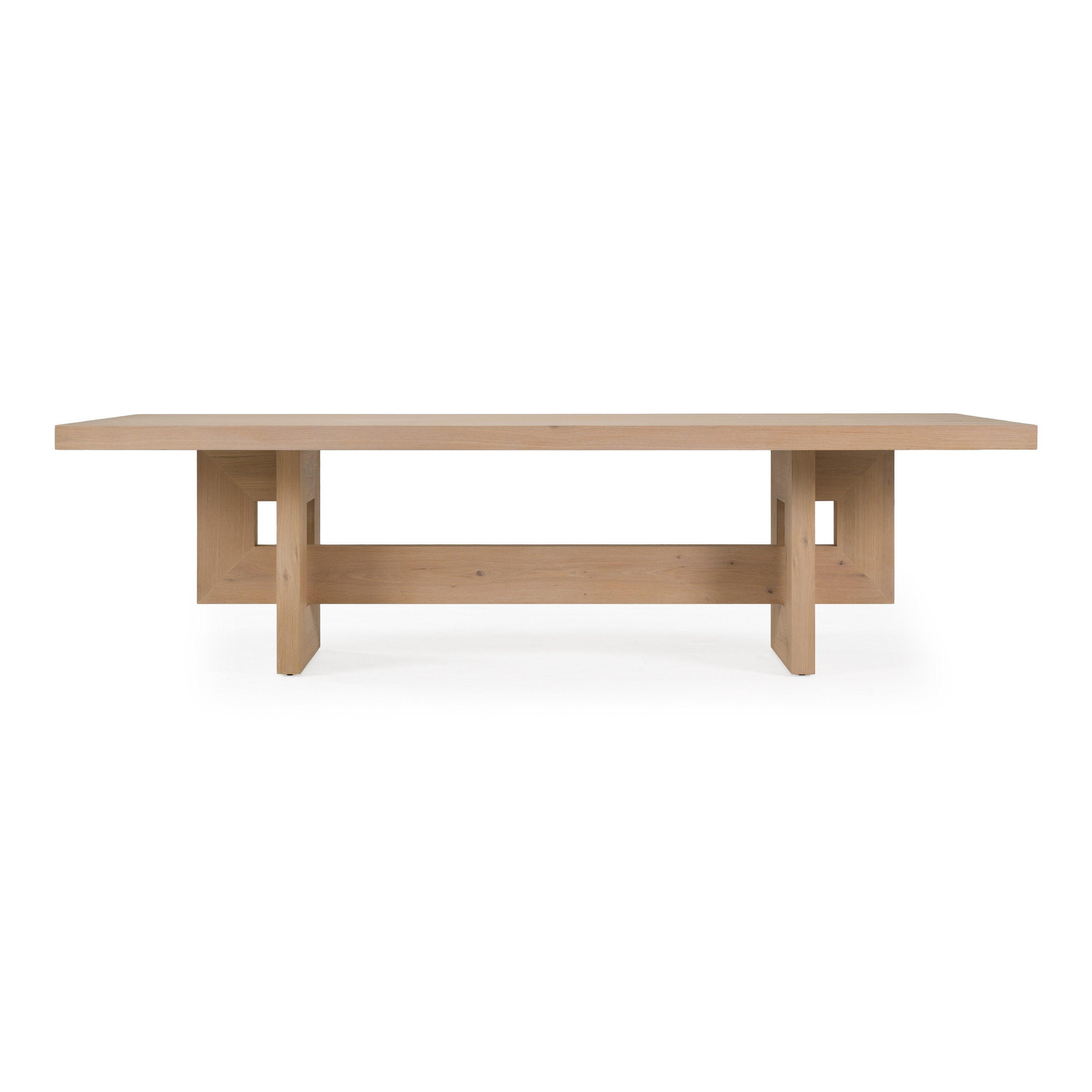 Mineola - Modern Natural White Oak Dining Table