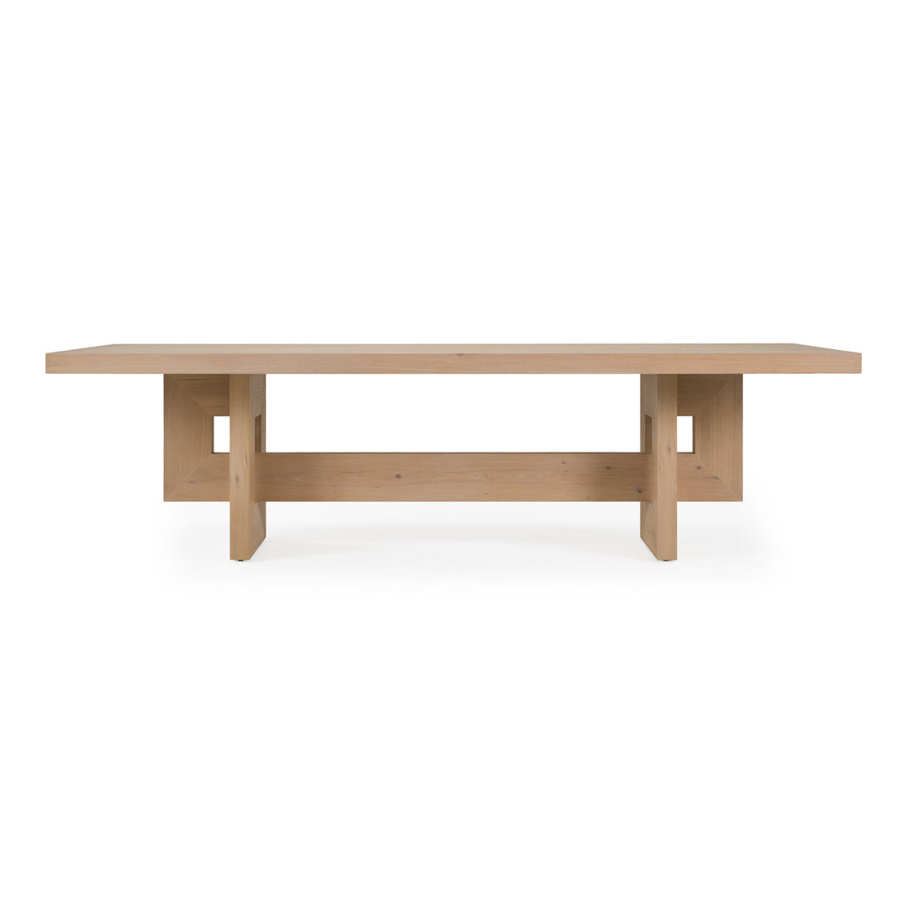 Mineola - Modern Natural White Oak Dining Table