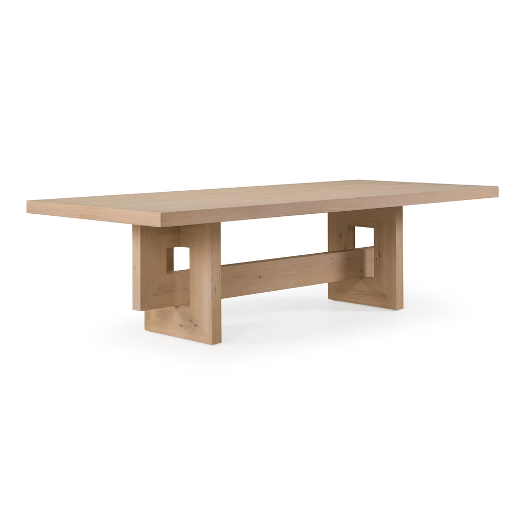Mineola - Modern Natural White Oak Dining Table