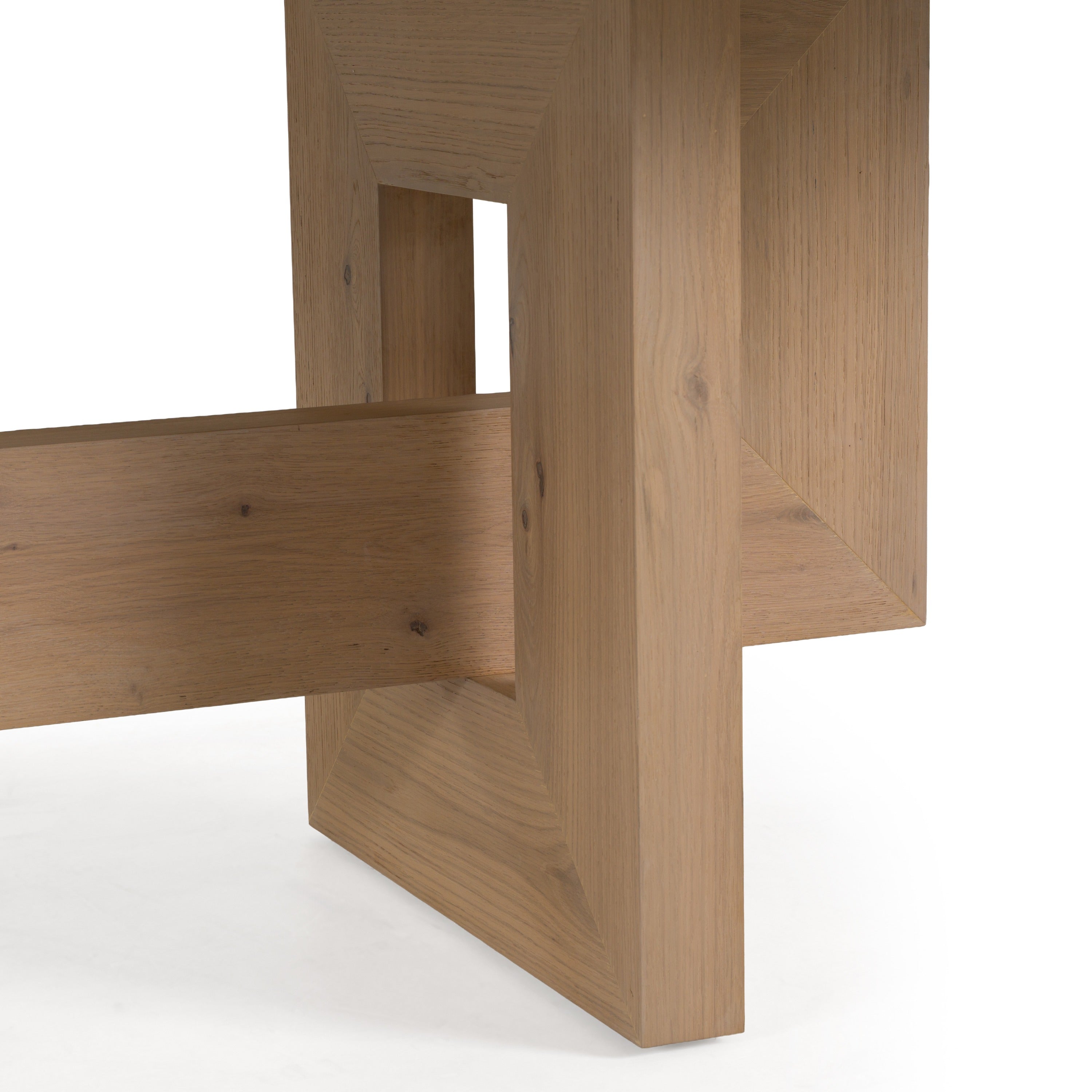 Mineola - Modern Natural White Oak Dining Table