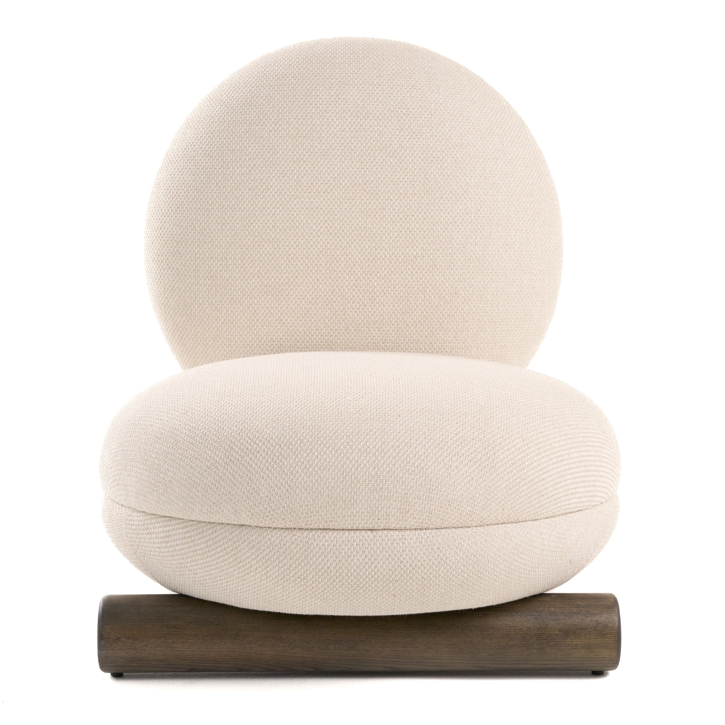 Minto - Contemporary Off-White Fabric Accent Chair