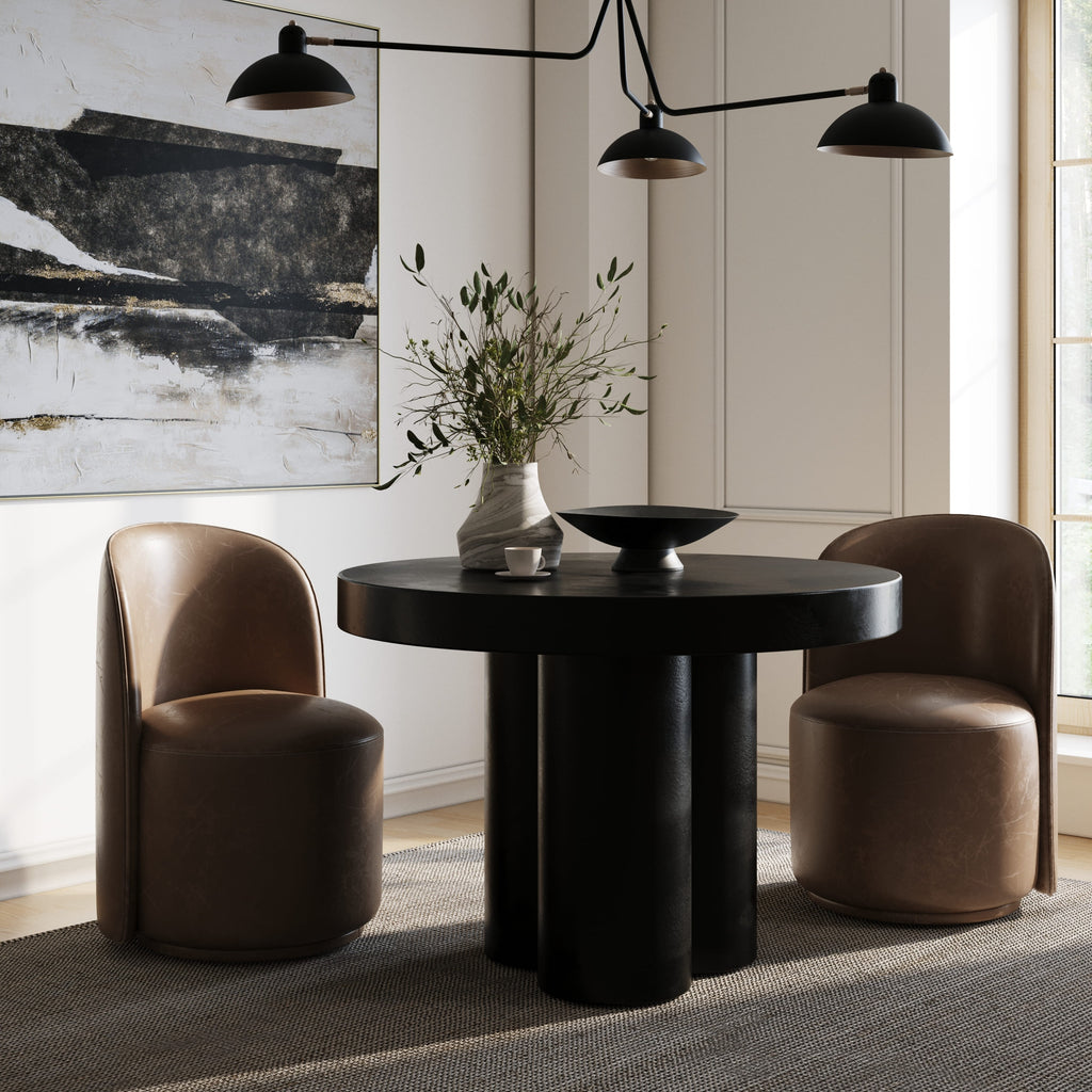 Bruni - Modern Concrete Round Dining Table