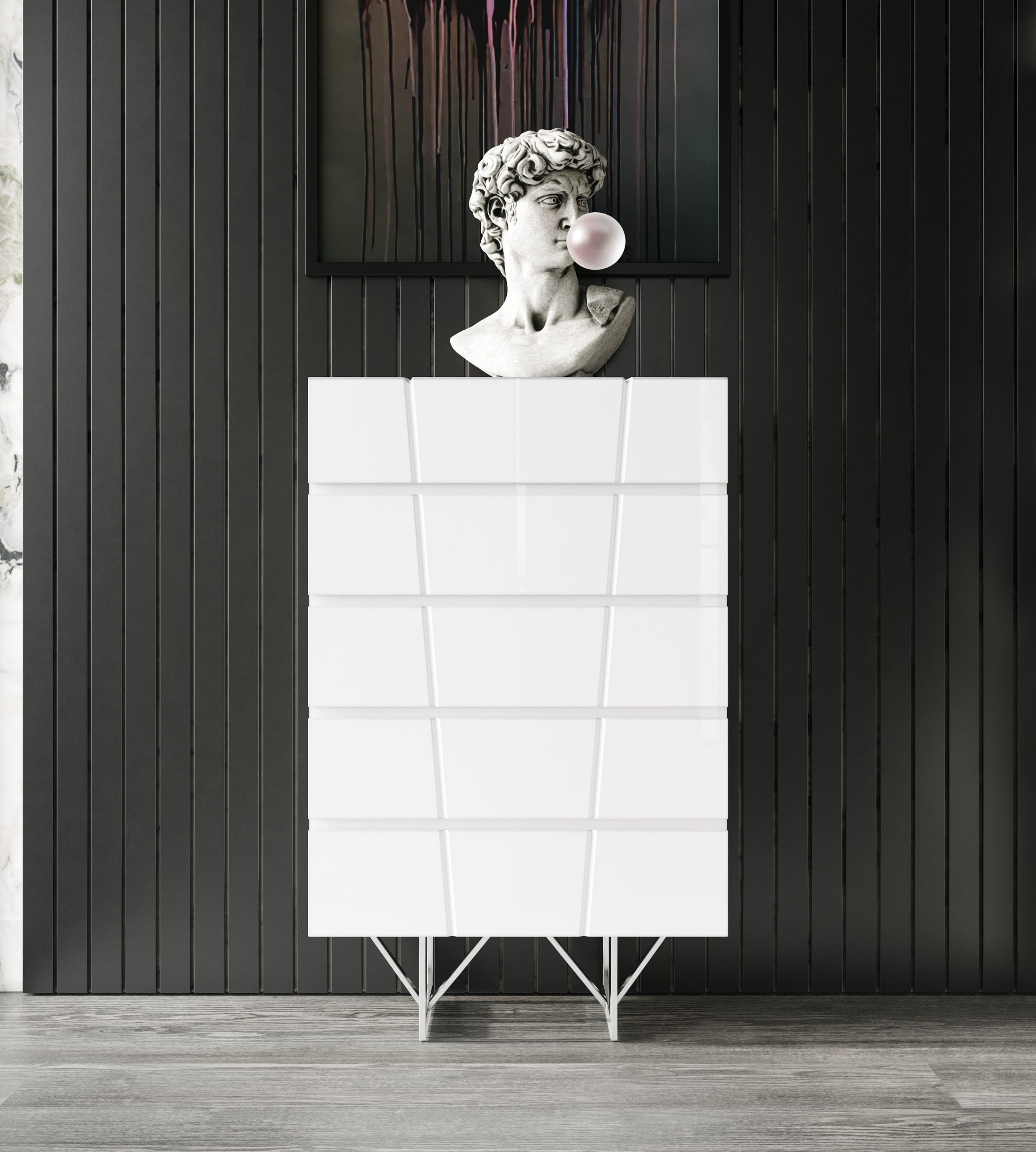 Chrysler Modern White Chest