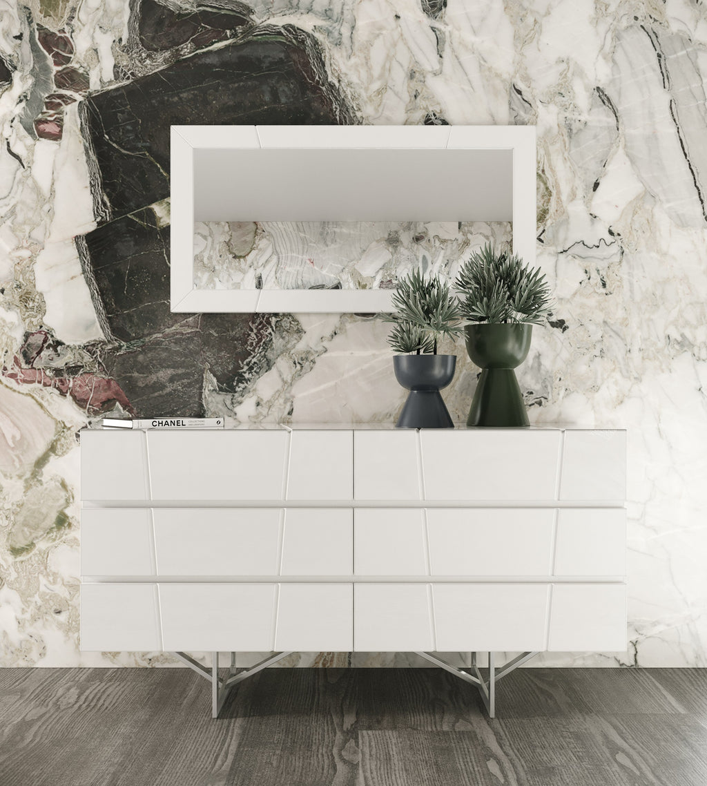 Chrysler Modern White Mirror