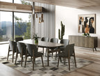 Costello - Mid-Century Modern Wenge Dining Table
