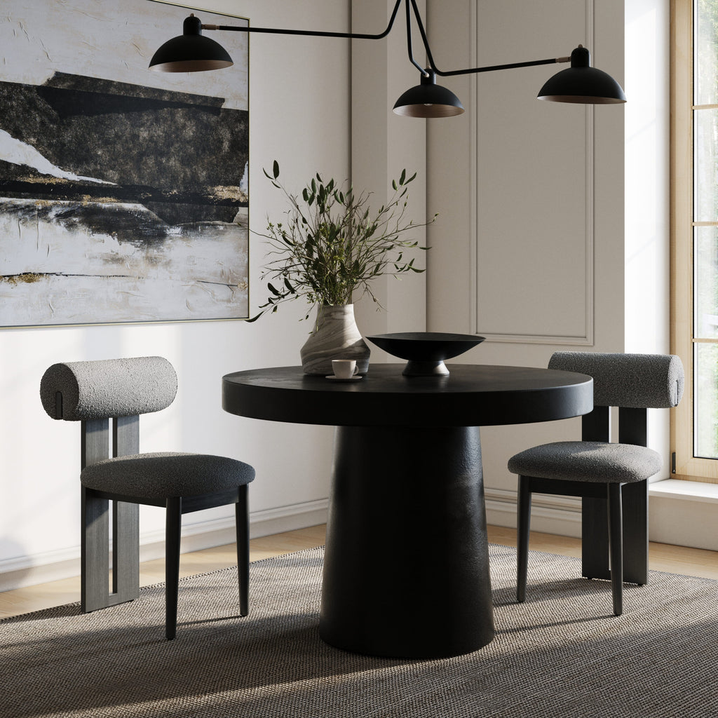 Desoto - Modern Concrete Round Dining Table