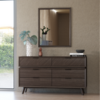 Roger - Mid - century Acacia Mirror
