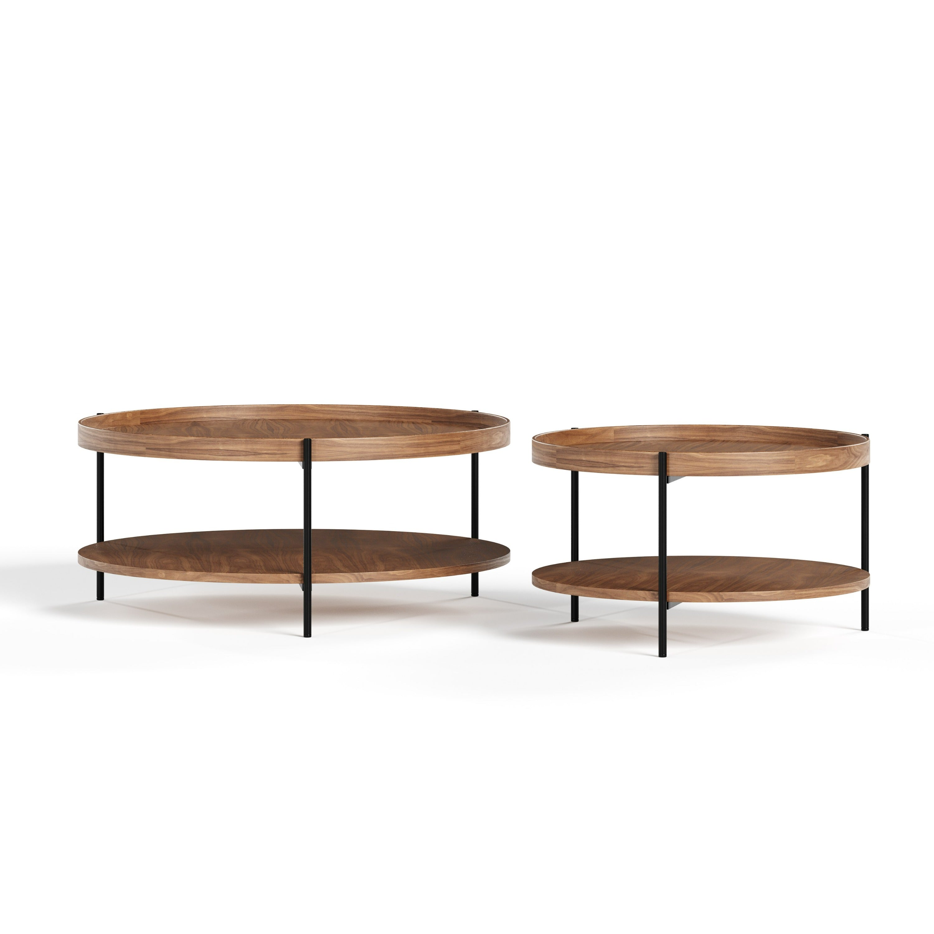 Savoy - Modern Walnut Large Coffee Table