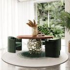 Taylor - Round Live Edge Dining Table