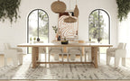 Walz - Modern Natural Oak Rectangular Dining Table