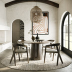 Weiss - Mid-Century Modern Round Dining Table