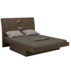 Monte Carlo - Gray 4PC Queen Bedroom Set - gallery image 6