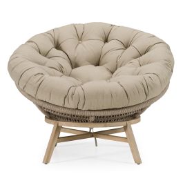 Moon - Outdoor Beige Lounge Chair