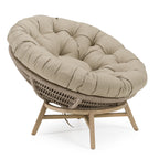 Moon - Outdoor Beige Lounge Chair