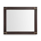 Moontide - Modern Smoked Ash & Gold Mirror