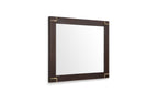 Moontide - Modern Smoked Ash & Gold Mirror