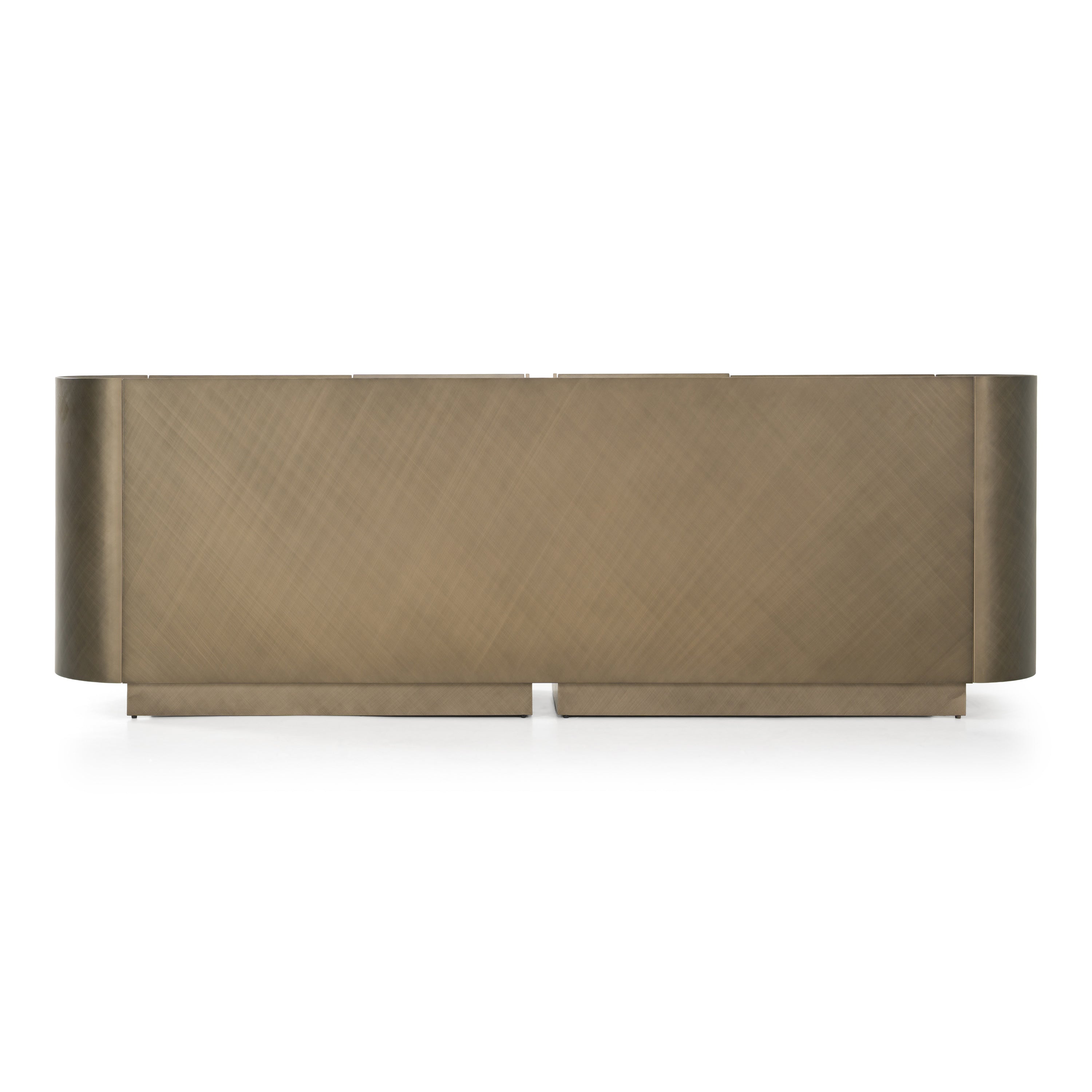 Moorgate - Modern Travertine Ceramic + Bronze Buffet